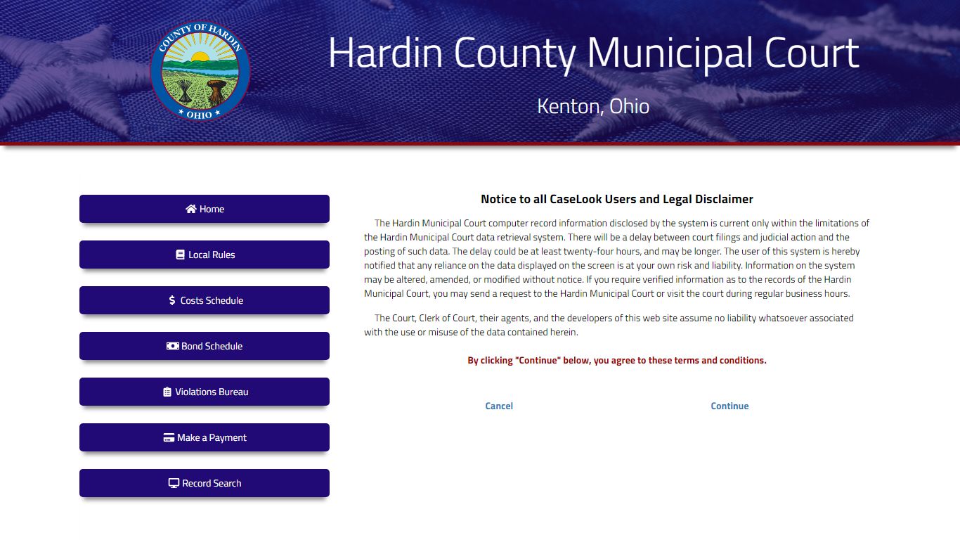 Hardin Municipal Court - Record Search - HardinCourts.com